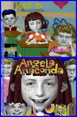 Dibujos animados de los 90. Caricaturas. Angela Anaconda. 1999.