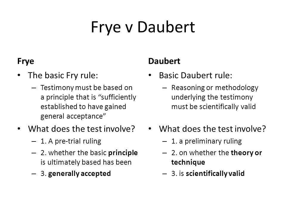 Mengenal Frye Standarad dan Daubert Standard sebagai Investigator dan