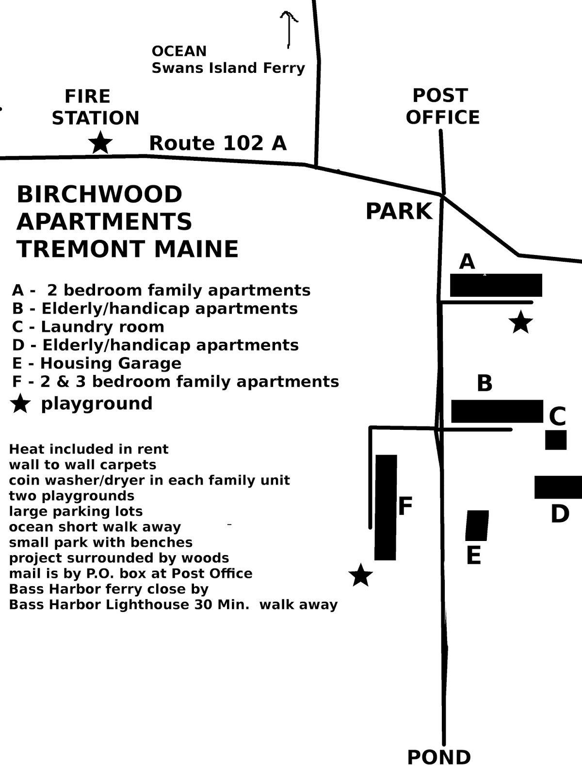MAINE HOUSING REVIEWS BIRCHWOOD APARTMENTS, TREMONT, BASS HARBOR MAINE