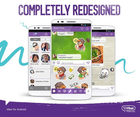 Viber Redesigned on Android
