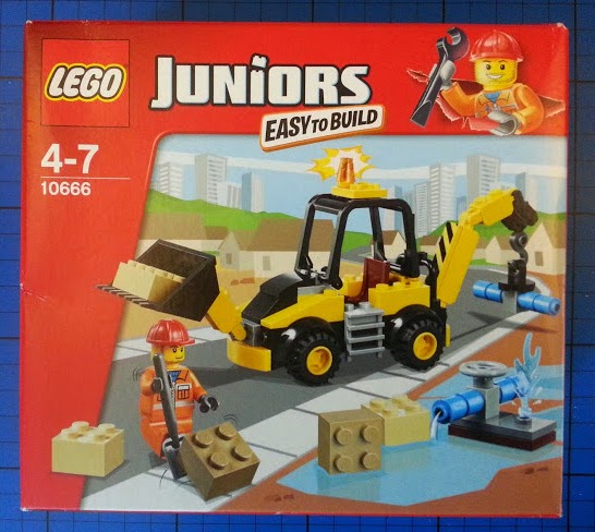LEGO Juniors Digger set 10666 review box front