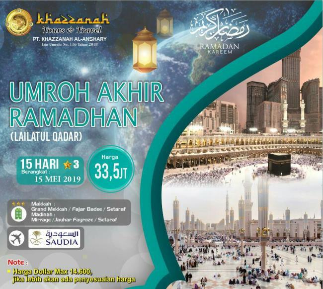 paket umroh akhir ramadhan 2019 paket umroh akhir ramadhan 2019