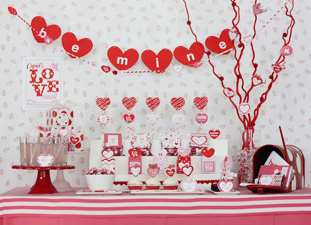 Kara s Party Ideas Cupid s Post Office  Valentine s Day Party  - 29