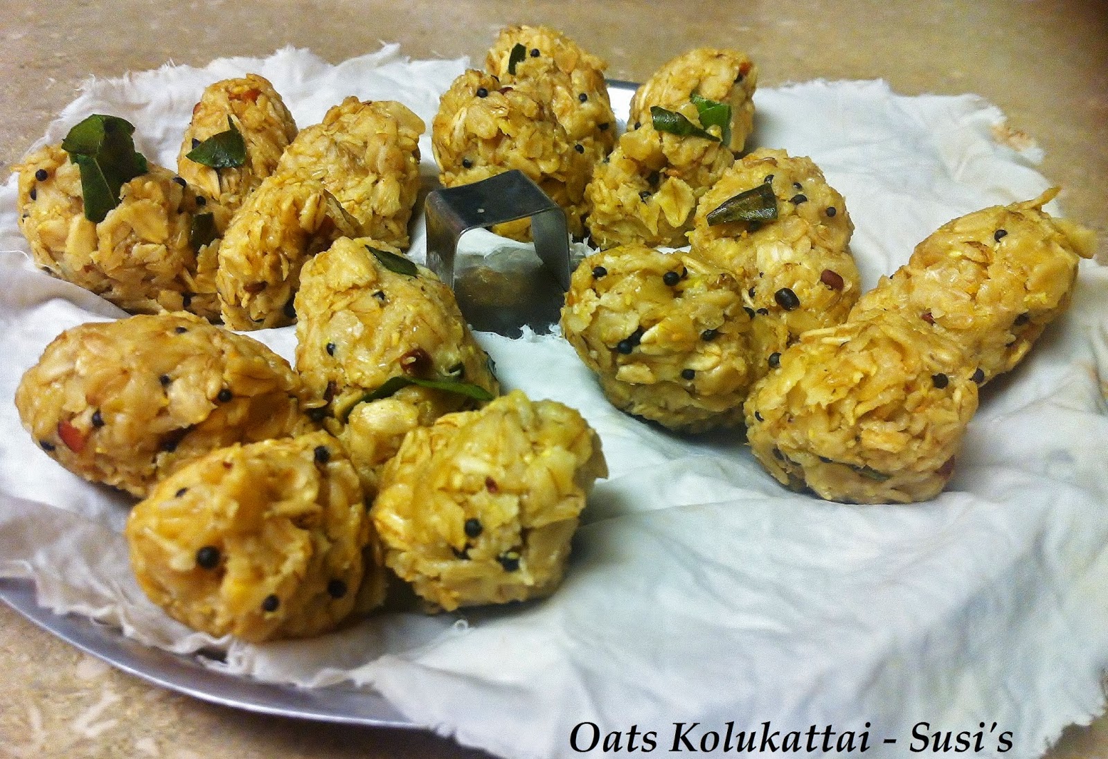 Susi's Wok Oats Kolukattai/ Steamed Oats Dumpling