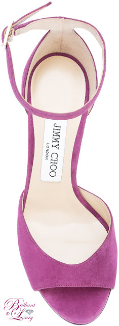 ♦Jimmy Choo Annie sandals #pantone #shoes #pink #brilliantluxury