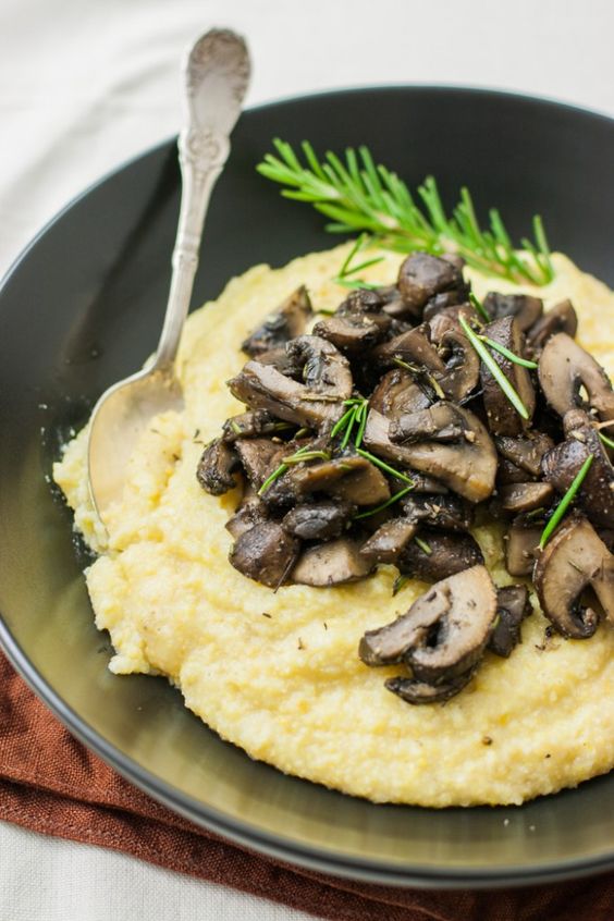 Creamy Polenta with Herbed Mushrooms Easy Recipes for Every Meal