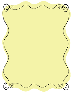 yellow doodle wavy border clipart doodle labels frames scrapbooking wavy line art digital clipart