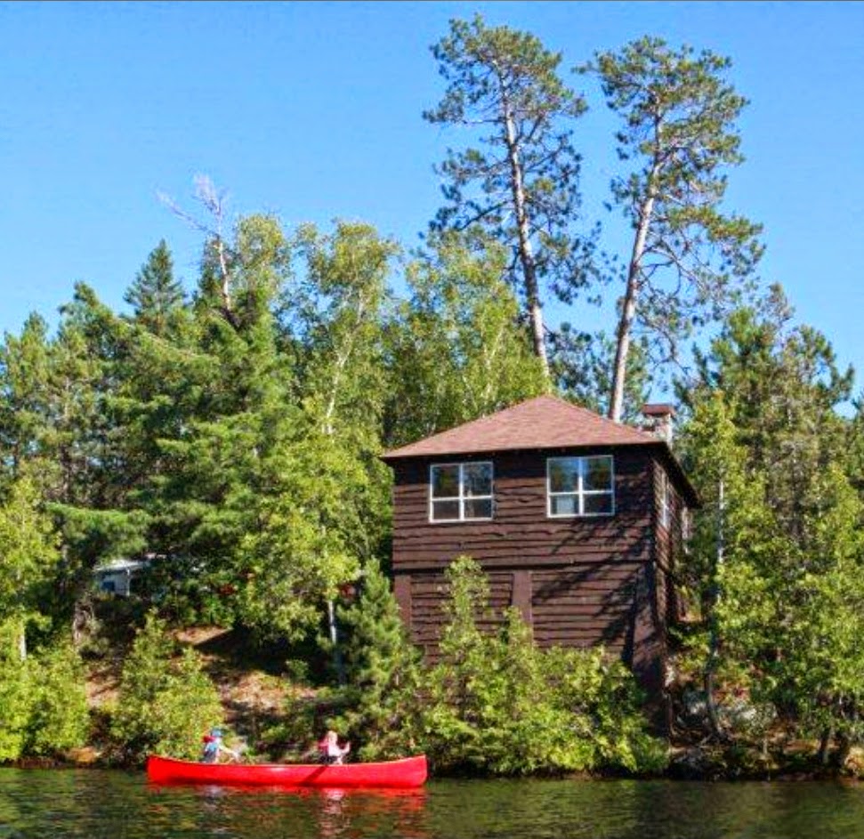 One Tank Trips Comforts of camping in the woods, by the lake in