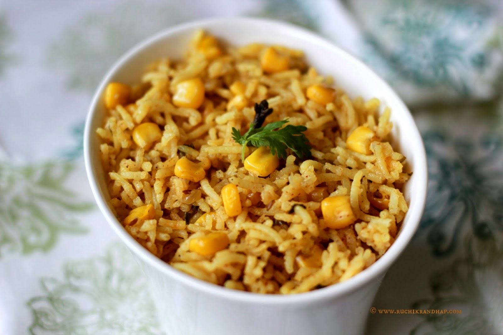 Ruchik Randhap (Delicious Cooking): Corn Rice