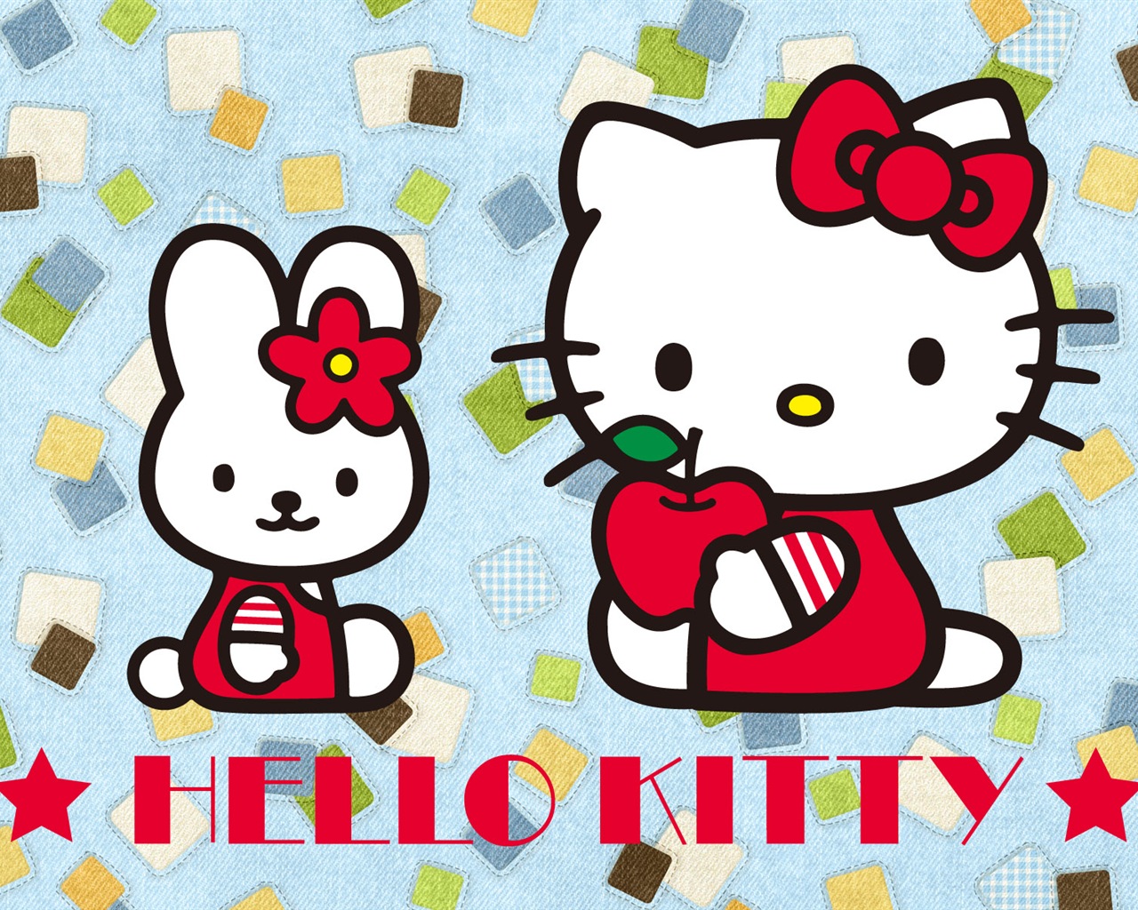 Cool WallPaper: 可愛圖案 HelloKitty 可愛桌布01