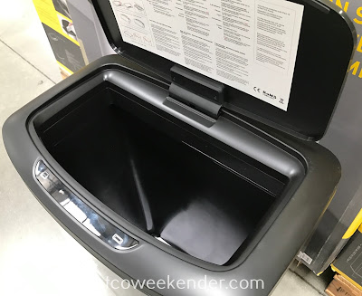 Costco 1900502 - Eko Motion Sensor Trash Can features auto open and close to hide unsightly garbage
