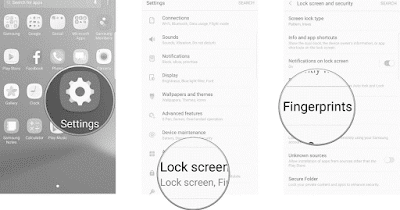 Samsung Galaxy Note7 Fingerprints Tutorial