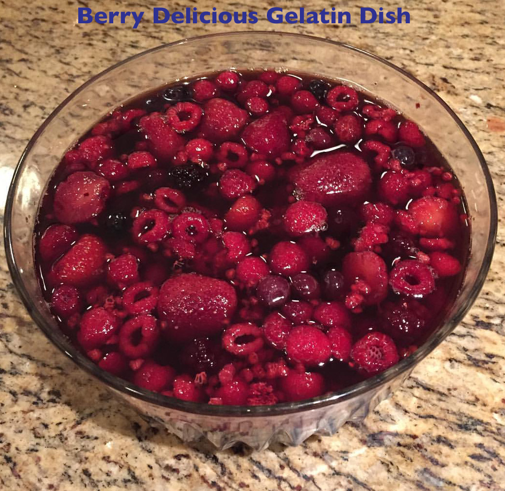 The Everyday Homemaker Berry Delicious Gelatin Dish