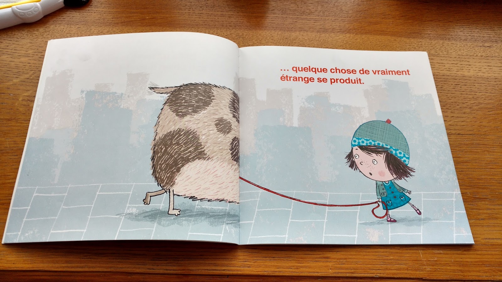 À la maison Livre pour enfant ; Ce livre a mangé mon chien!