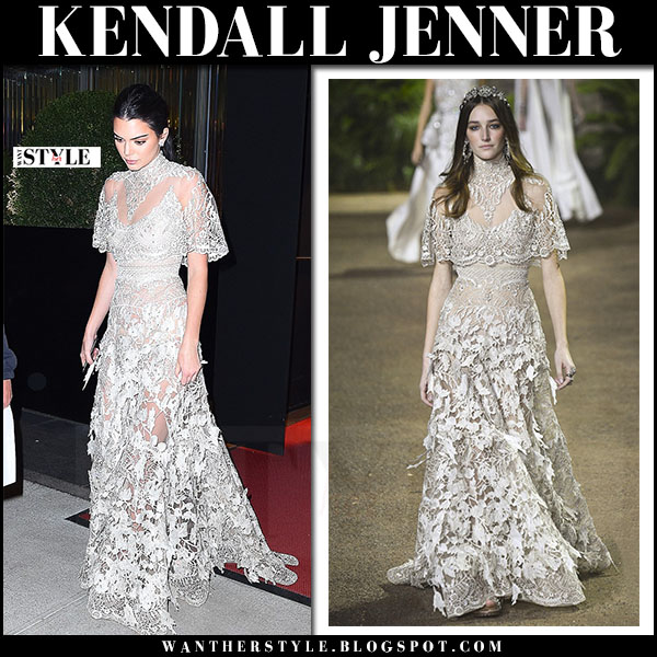 elie saab white gown