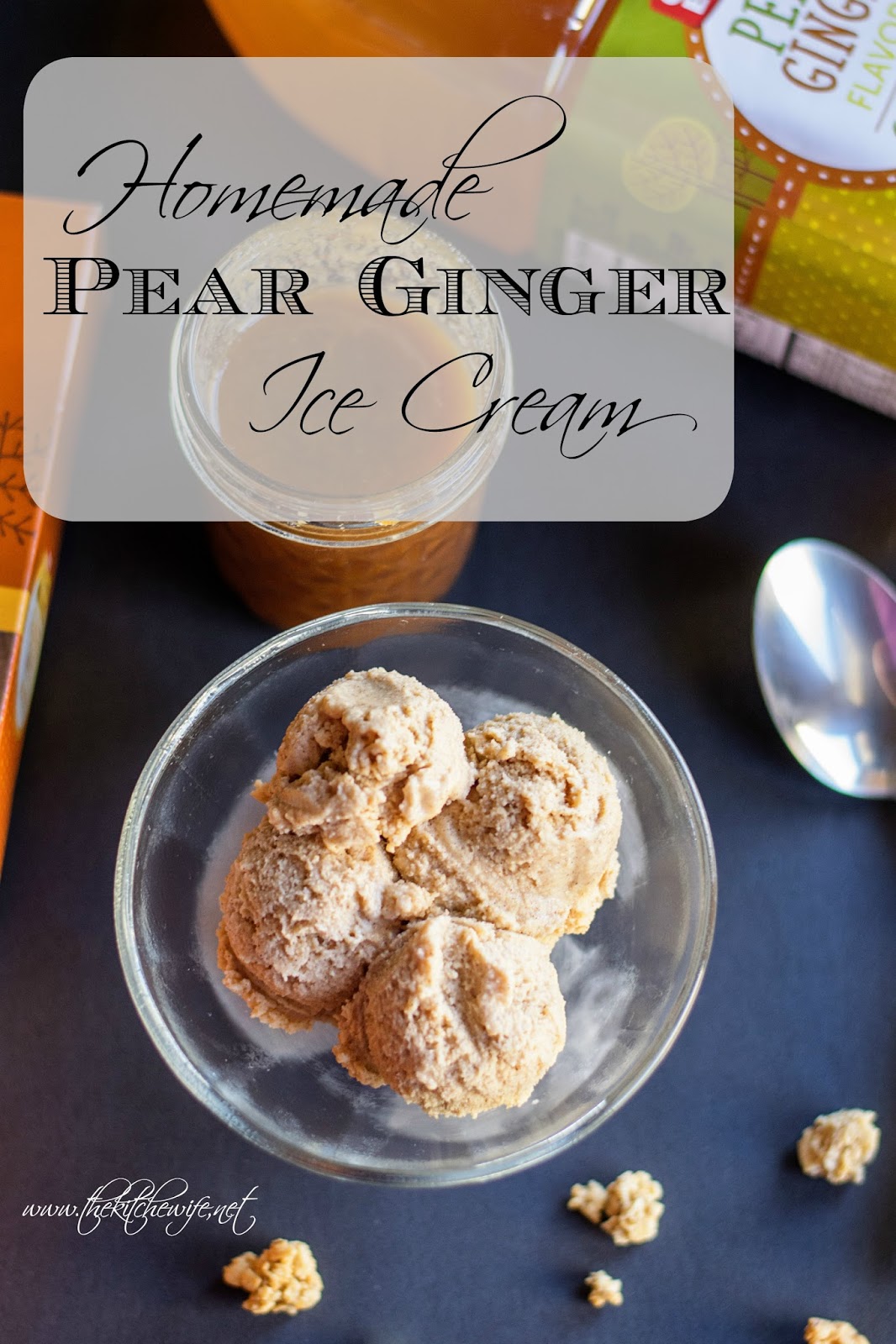 Homemade Pear Ginger Ice Cream The Kitchen Wife