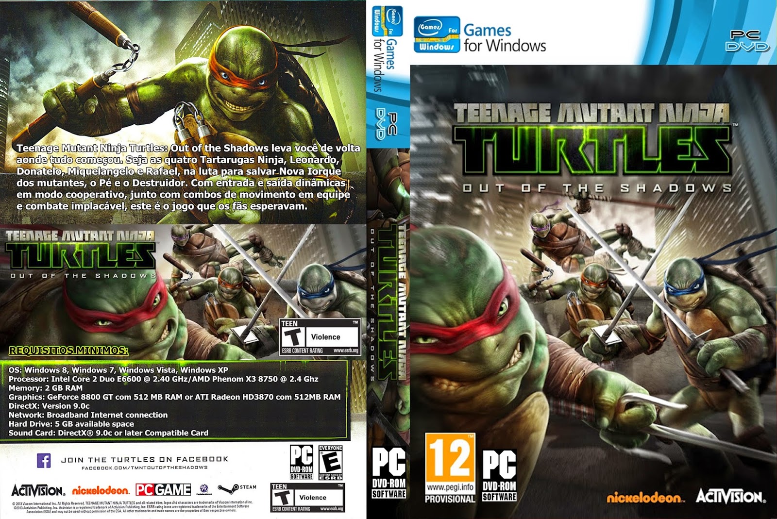 Teenage mutant ninja turtles out of the shadows купить ключ стим фото 14