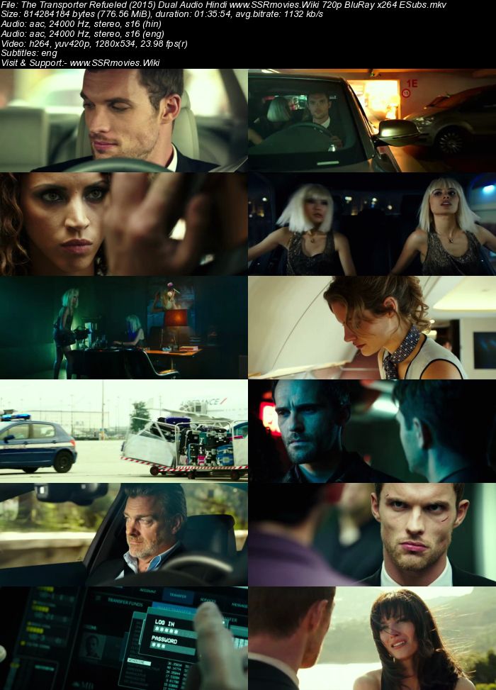 The Transporter Refueled (2015) Dual Audio Hindi 480p BluRay 300MB Movie Download