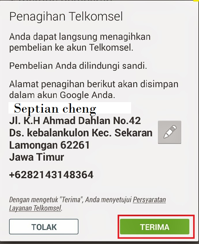 Cara Mengaktifkan Penagihan Telkomsel Di Playstore