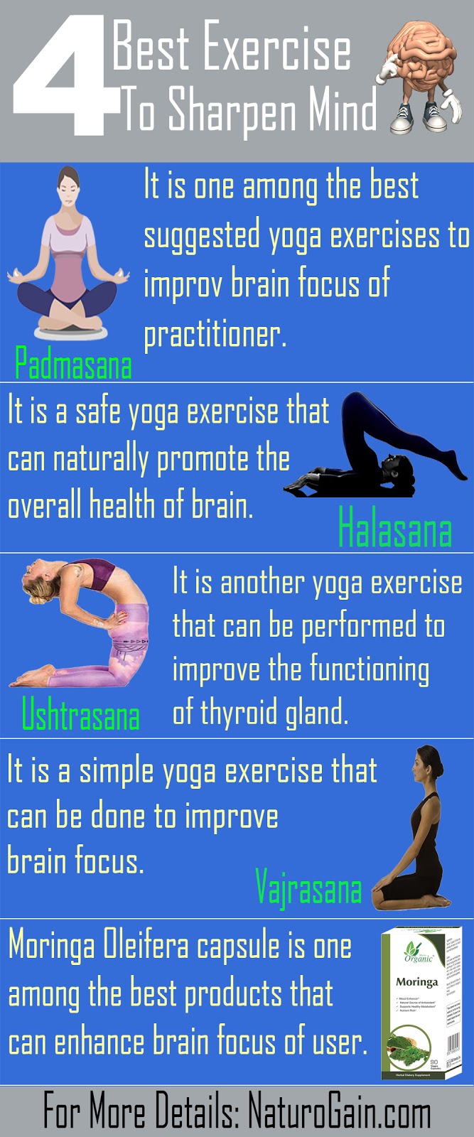 best yoga exercises for brain