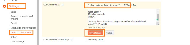 How To Add Custom Robots.txt File in Blogger? - Techraazz Add Custom Robots.txt File in Blogger