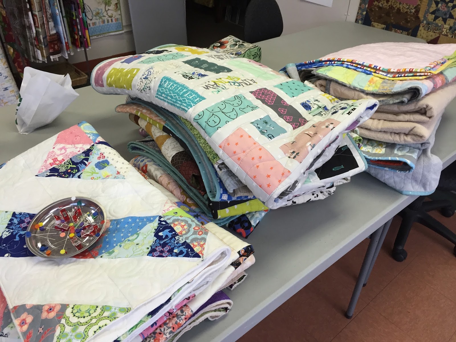 Linda's Quiltmania Touch A Star from ScrapBasket Strips and Squares