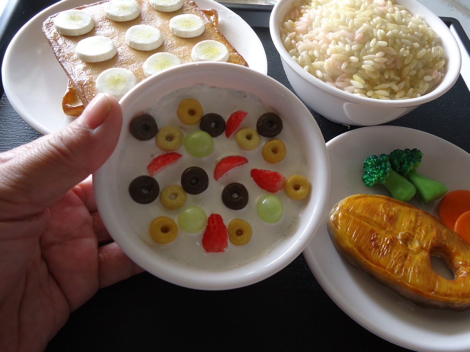 Kin's Miniature Handmade Clay Food by Kin Quek. Have Fun With