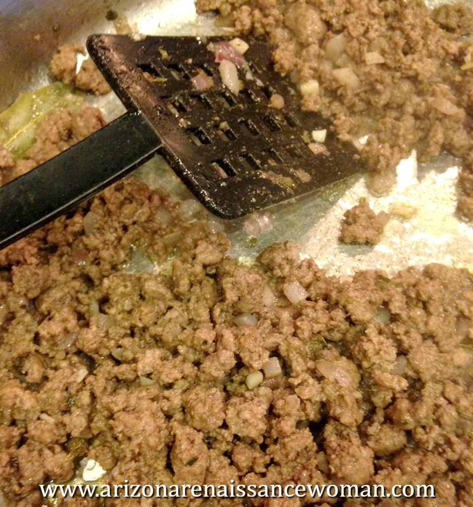 Arizona Renaissance Woman 66. Ground Beef Tacos with Tangelo Adobo Sauce, Pico de Gallo, and