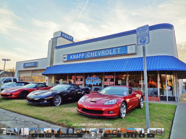 Houston in Pics Knapp Chevrolet dealership in historic building on Was