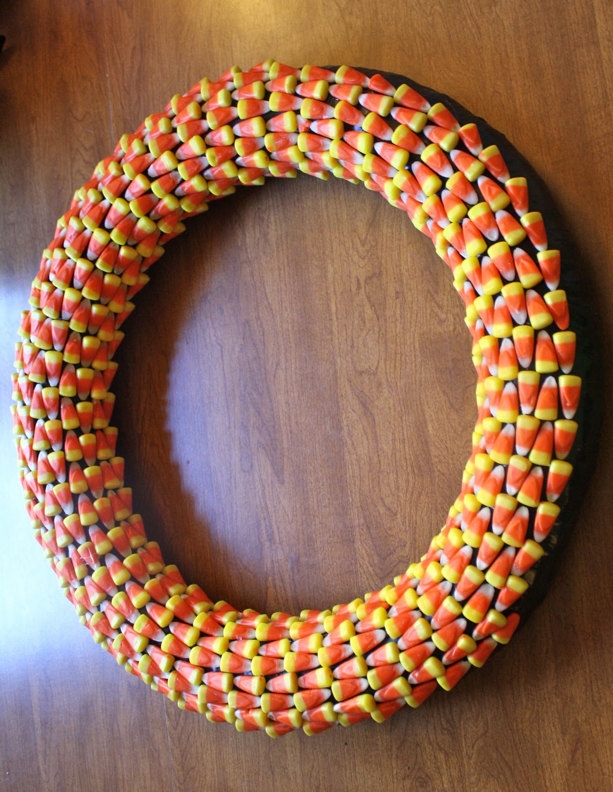Work In Progress... Candy Corn Wreath