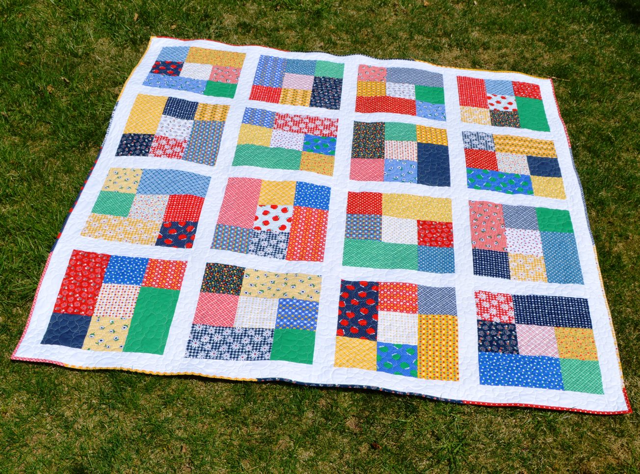 Happy Quilting Fat Quarter Cubes A Short Cut Quilt!!