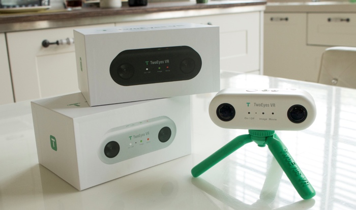 TwoEyes VR, the most affordable 4k 360 camera and most affordable 3D