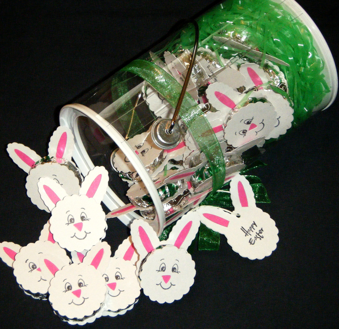 Glitter Fantasies Peppermint Bunnies
