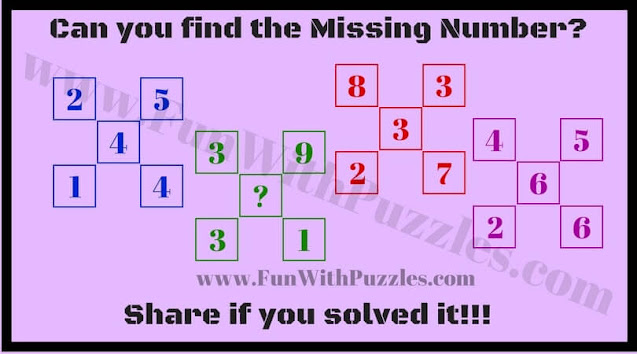 Hard Maths Brain Teaser Missing Number Puzzle