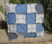 Rag Quilt - Cojín Patchwork