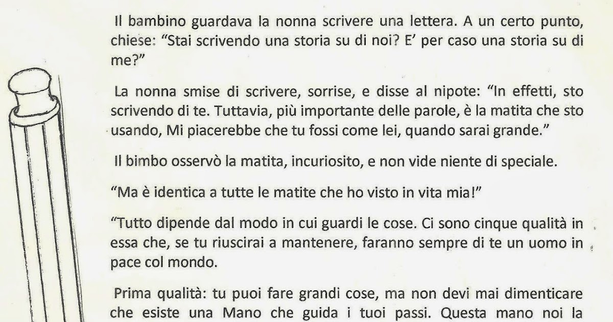 ascolto che sostiene La storia della matita ascolto che sostiene La storia della matita