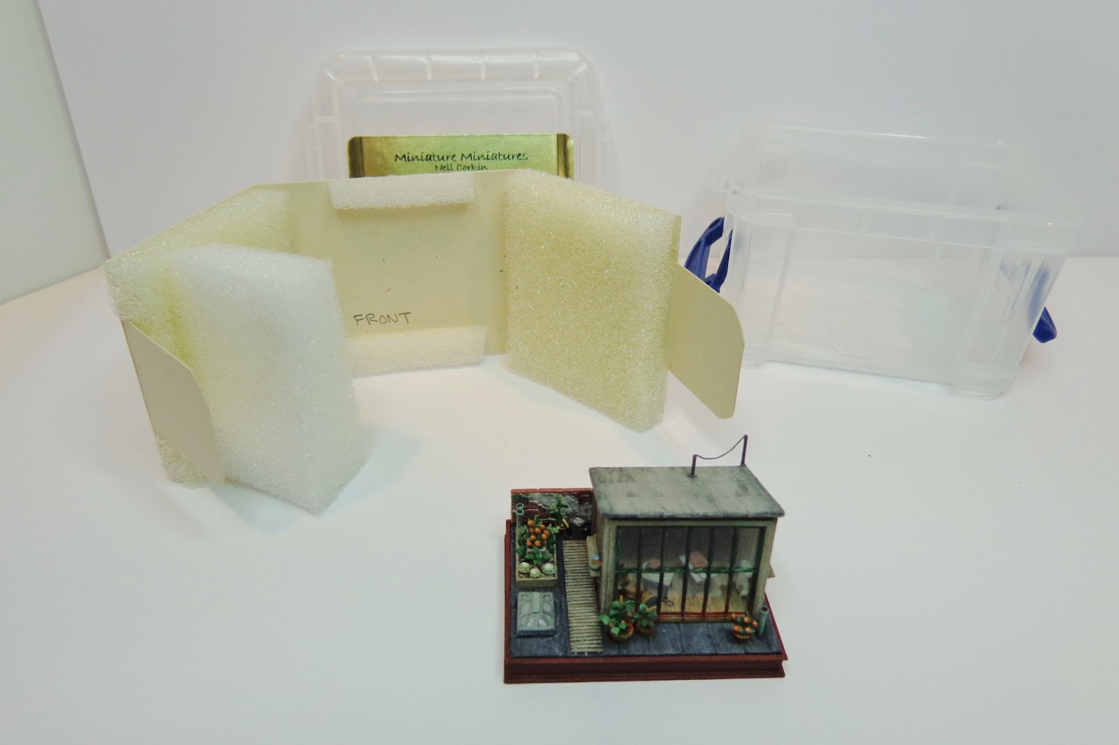 Miniature Miniatures Nell Corkin Packing the Studio