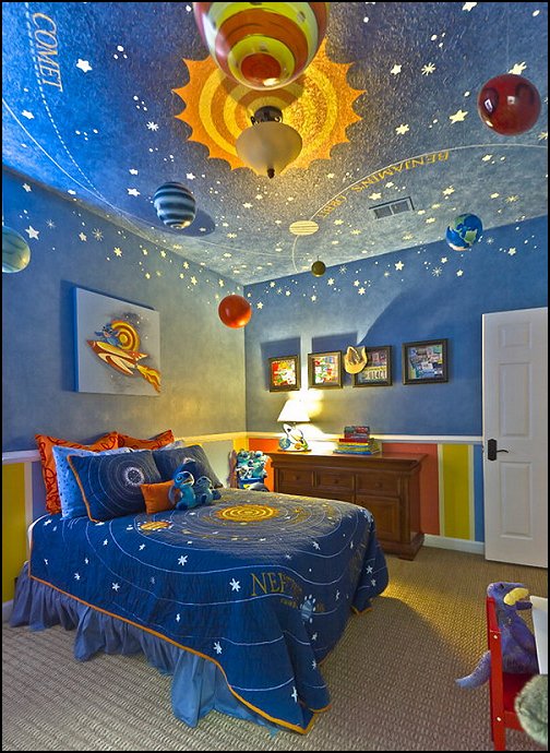 Decorating theme bedrooms Maries Manor outer space