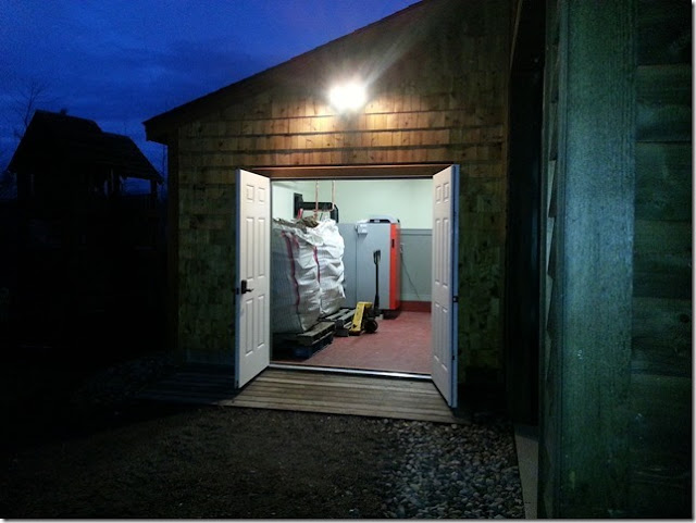 outside view of froling fhg boiler room