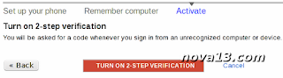 2 Step Verifikasi Untuk Keamanan Email Blogger, Google