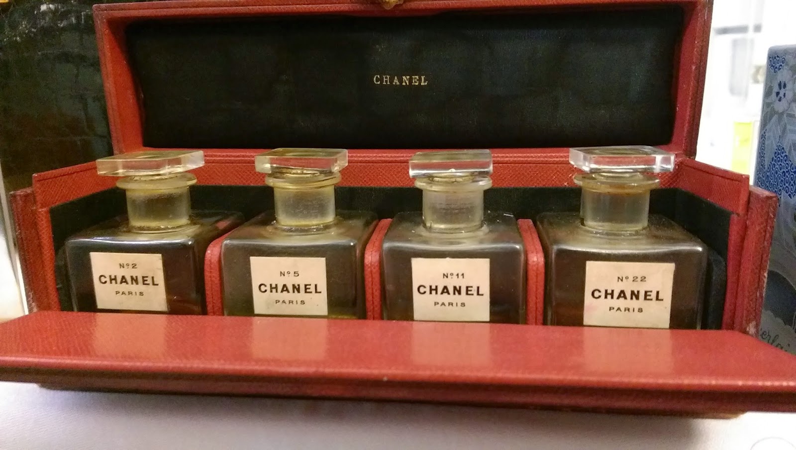 The original samples of Chanel perfumes