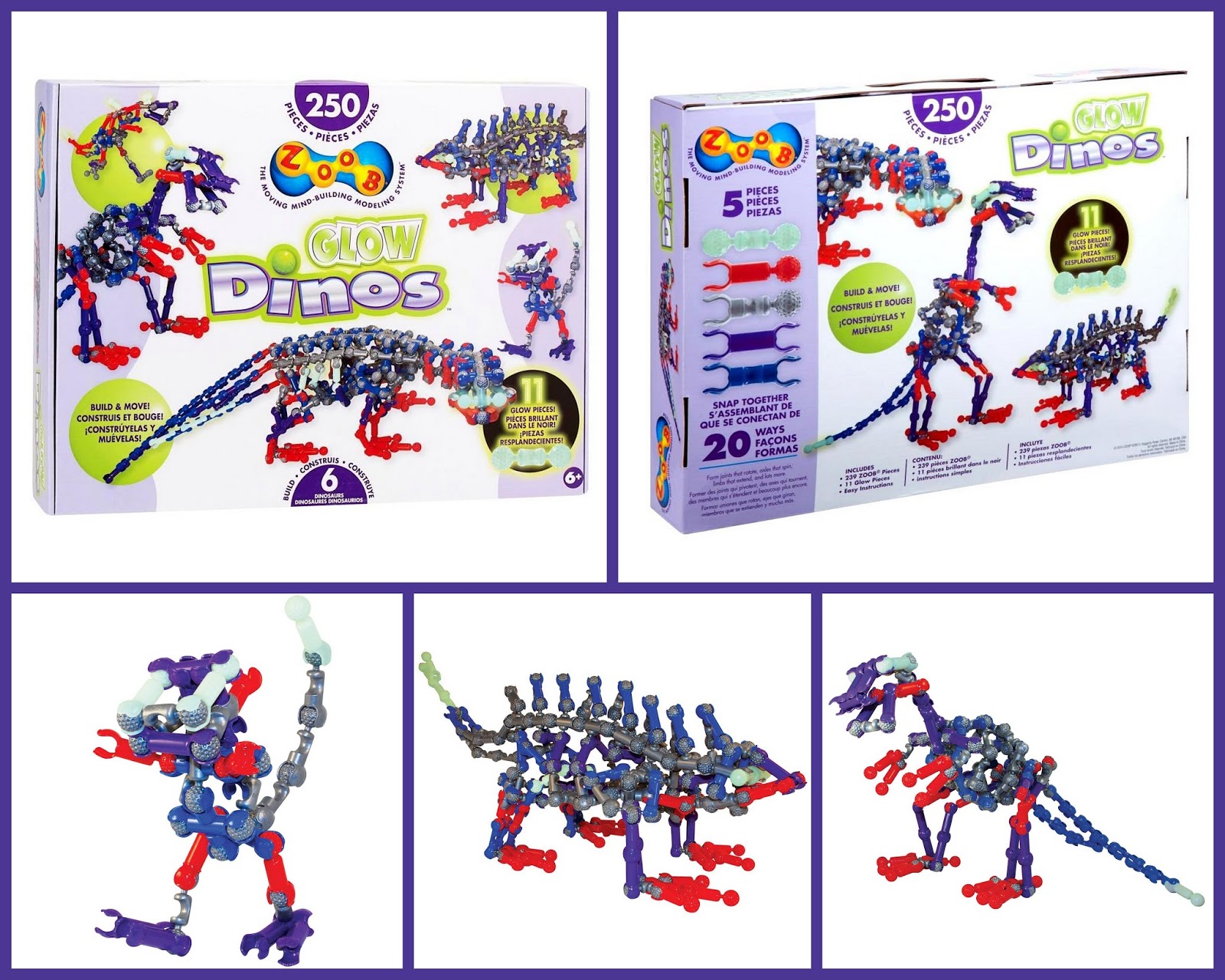 Eccentric Eclectic Woman ZOOB Glow Dinos The Moving Mind Building