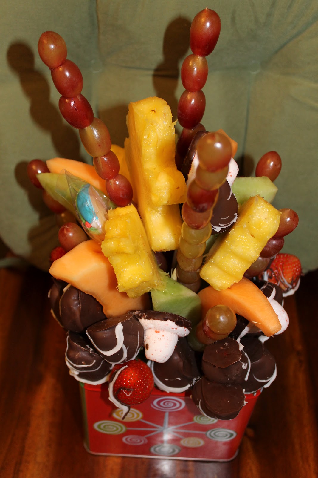 Modern.Maye.Flower. Edible Arrangements for Valentine's Day!