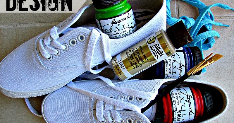 Paint Design My Own Shoes How To Personalise Canvas Shoes With