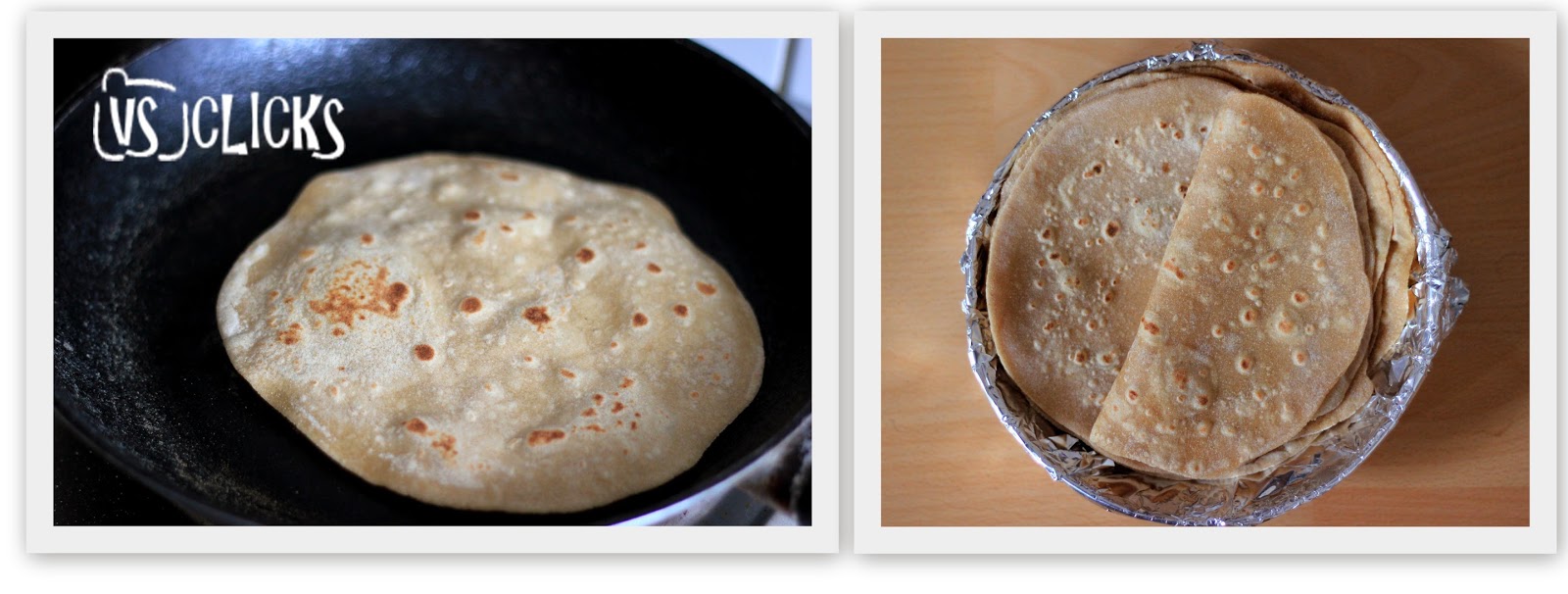 Chapathi Indian Flatbread Instructions