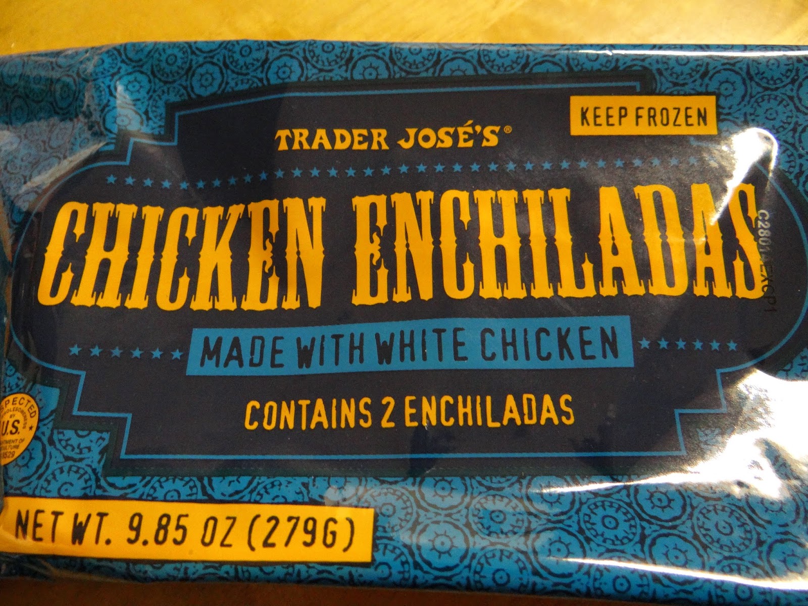 Trader Joe's 365 Day 29 Chicken Enchiladas