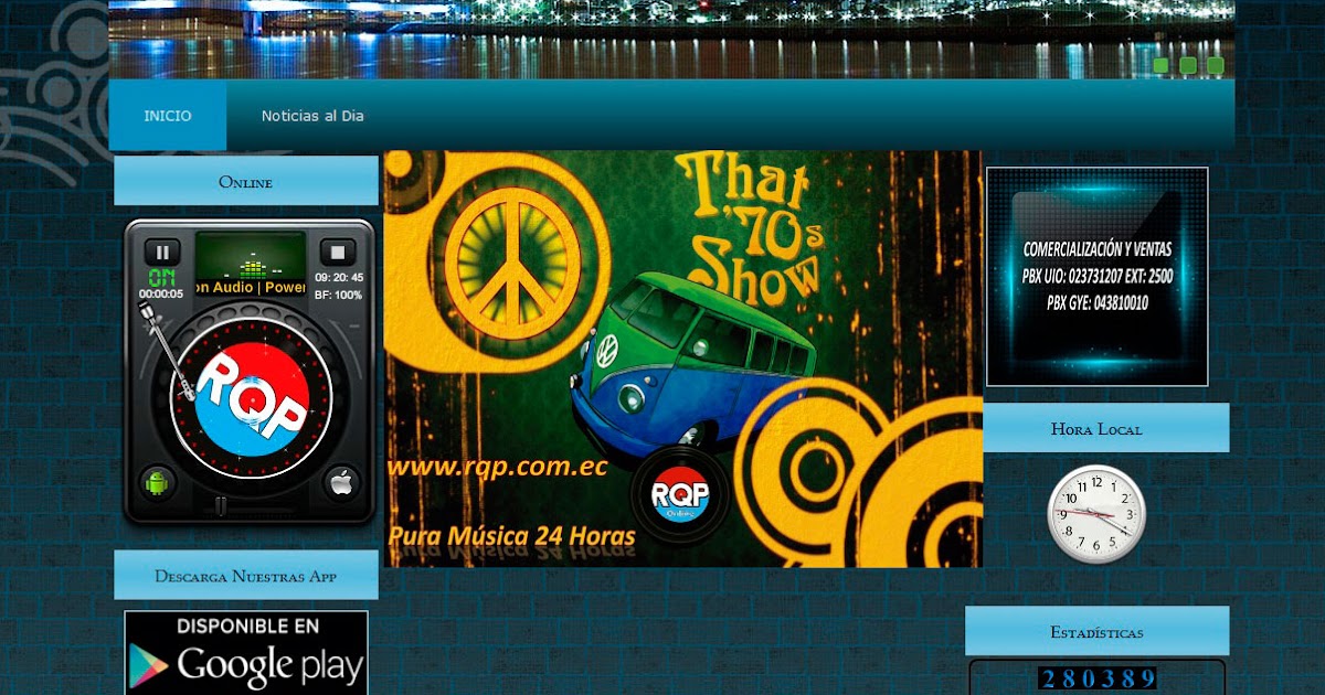 RETRO RADIO RQP, QUITO ECUADOR