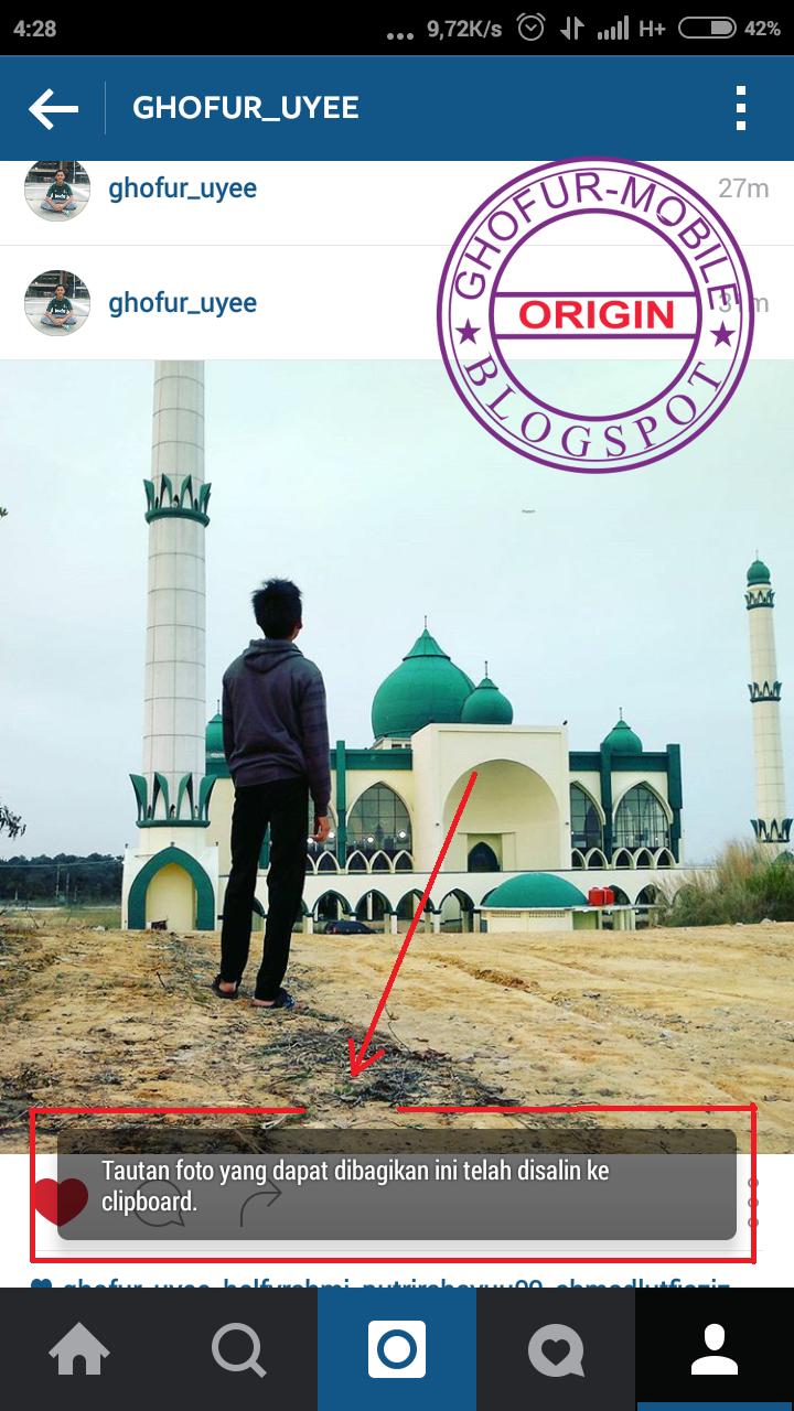 Cara Menyimpan Foto di Instagram - Sekedar Sharing