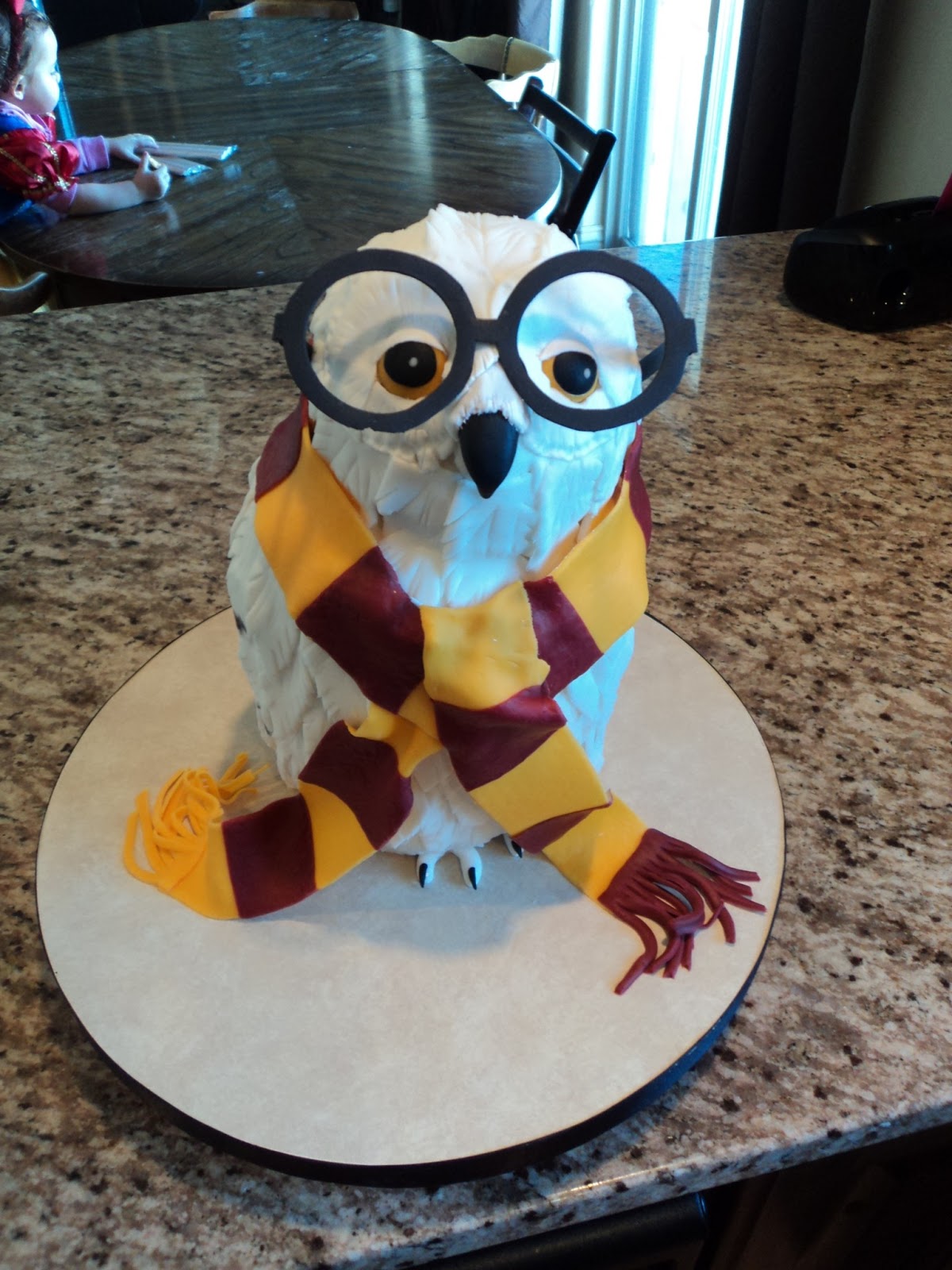 Delectable Cakes Harry Potter Hedwig Owl Cake
