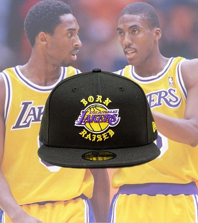 BORN X RAISED Lakers キャップ